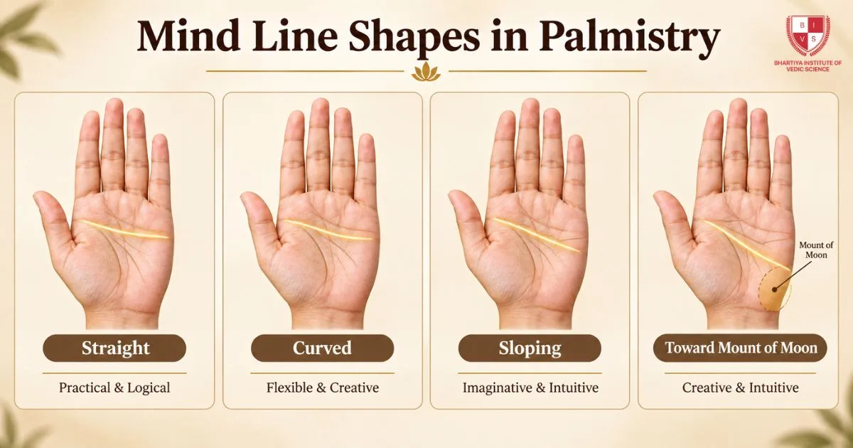 Mind Line Shapes in Palmistry